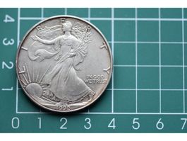 währung usa 999er silber 1dollar 1992