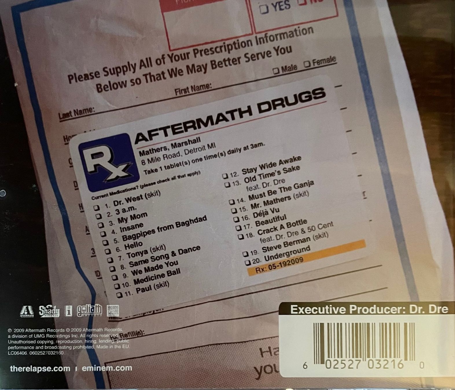 CDs: Eminem - Relapse – Gebraucht aus Brunnen von Barfly5 1