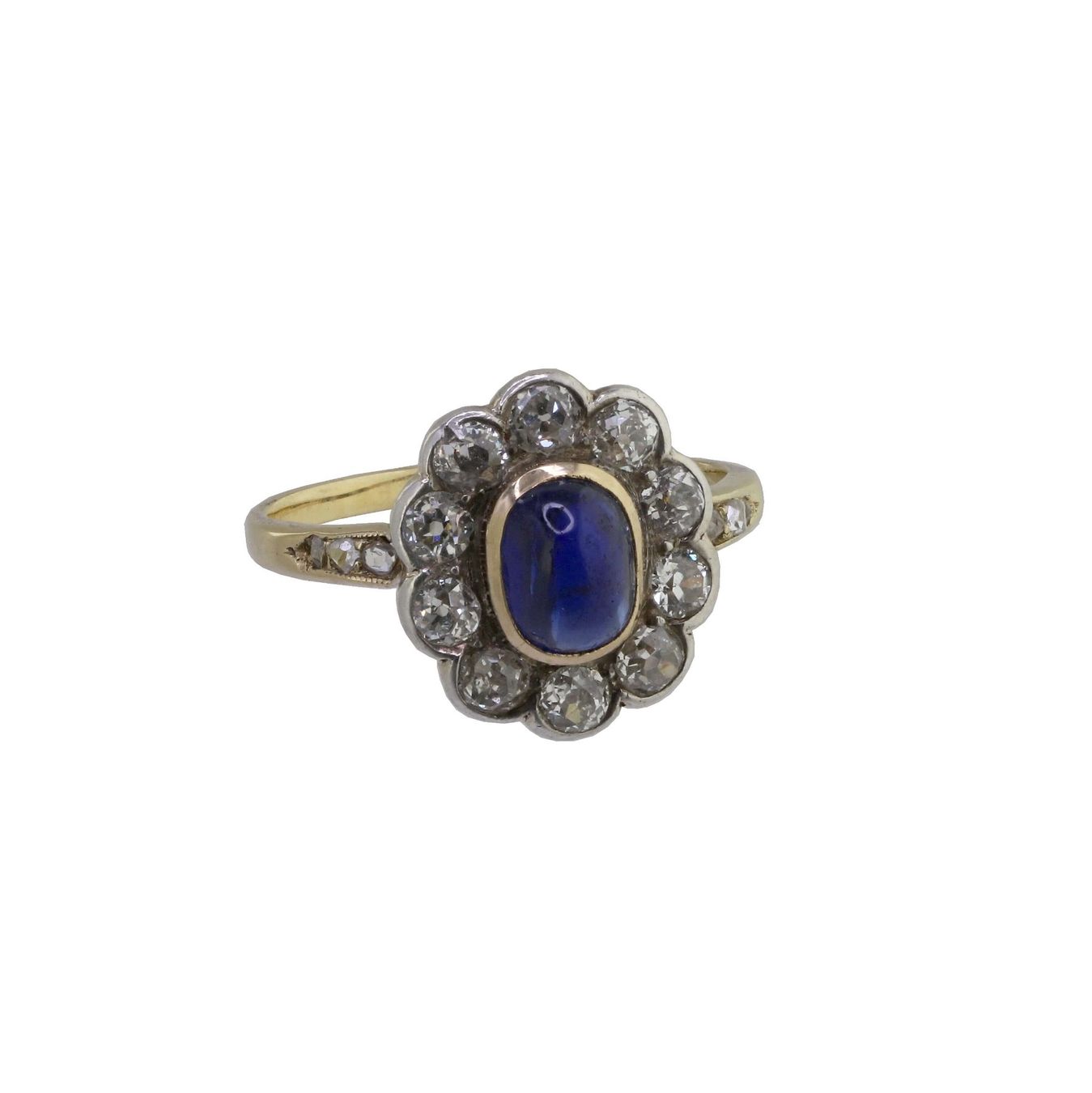 Anelli: Saphir Diamant Ring – Usato da Zürich venduto da Vintage-Jewellery 2