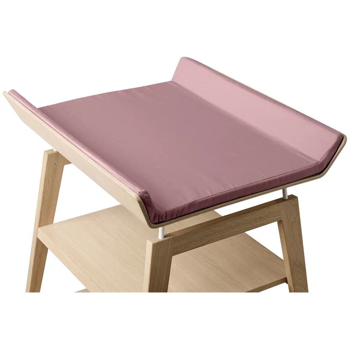 Leander Fasciatoi & Accessori: Leander Linea Wickeltisch Eiche mit Schaumstoffpolster rosa – Usato da Hofstatt venduto da alchemilla8 3