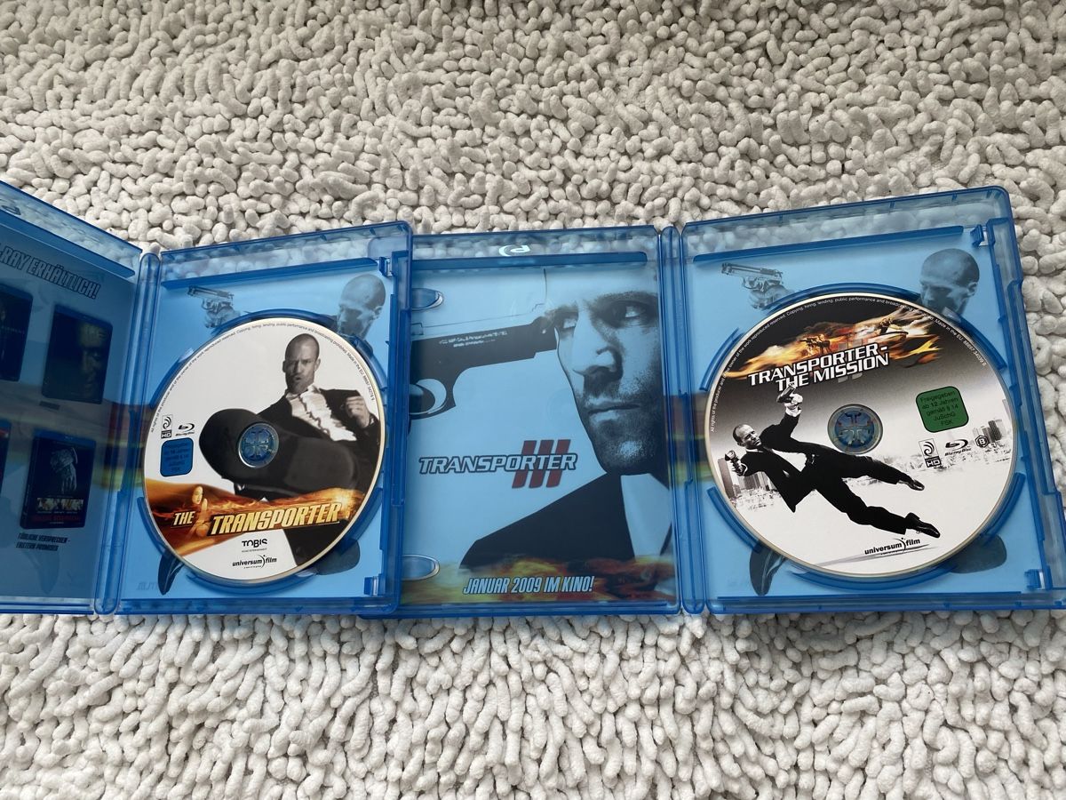 Alle DVDs: Transporter 1,2,3 bluray; Jason Statham – Gebraucht aus Jona von Mister_N0 3
