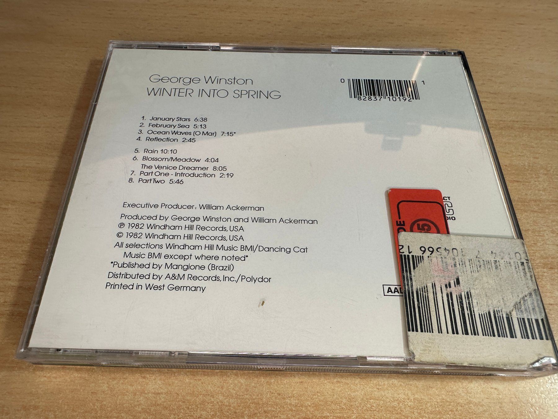 CD: C1 George Winston – Winter Into Spring – Usato da Rikon im Tösstal venduto da Alpenmutz 1
