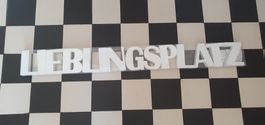 Deko Lieblingsplatz Einzel Buchstaben