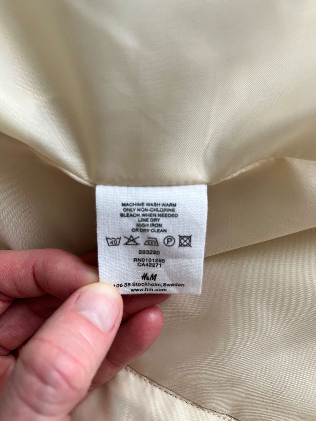 H&M Giacche: Damen Leinen Blazer, Beige, Gr. 36 – Usato da Männedorf venduto da bluevis 4