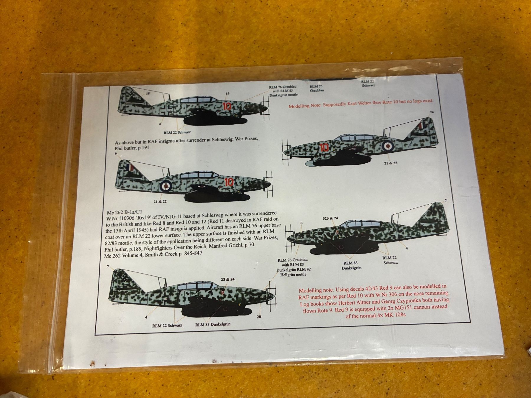 Revell Kit di modellismo & Modellini statici: Messerschmitt Me -262 1:32 Revell – Nuovo e nell'imballaggio originale da Rapperswil BE venduto da Silverwings 4
