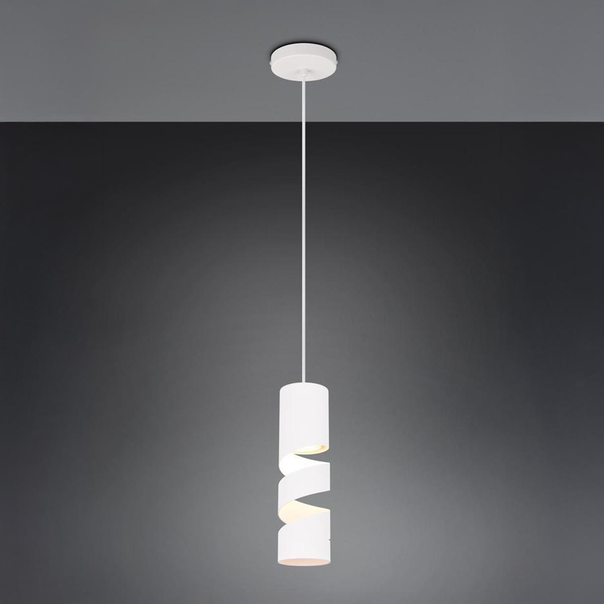 Kronleuchter & Deckenlampen: Pendelleuchte, Weiss, Spirale, 12 cm Ø – Neu (gemäss Beschreibung) aus Kreuzlingen von Smart-Light