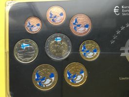 Euro münzsatz Finnland 2007 div. Jahrgang Farbig
