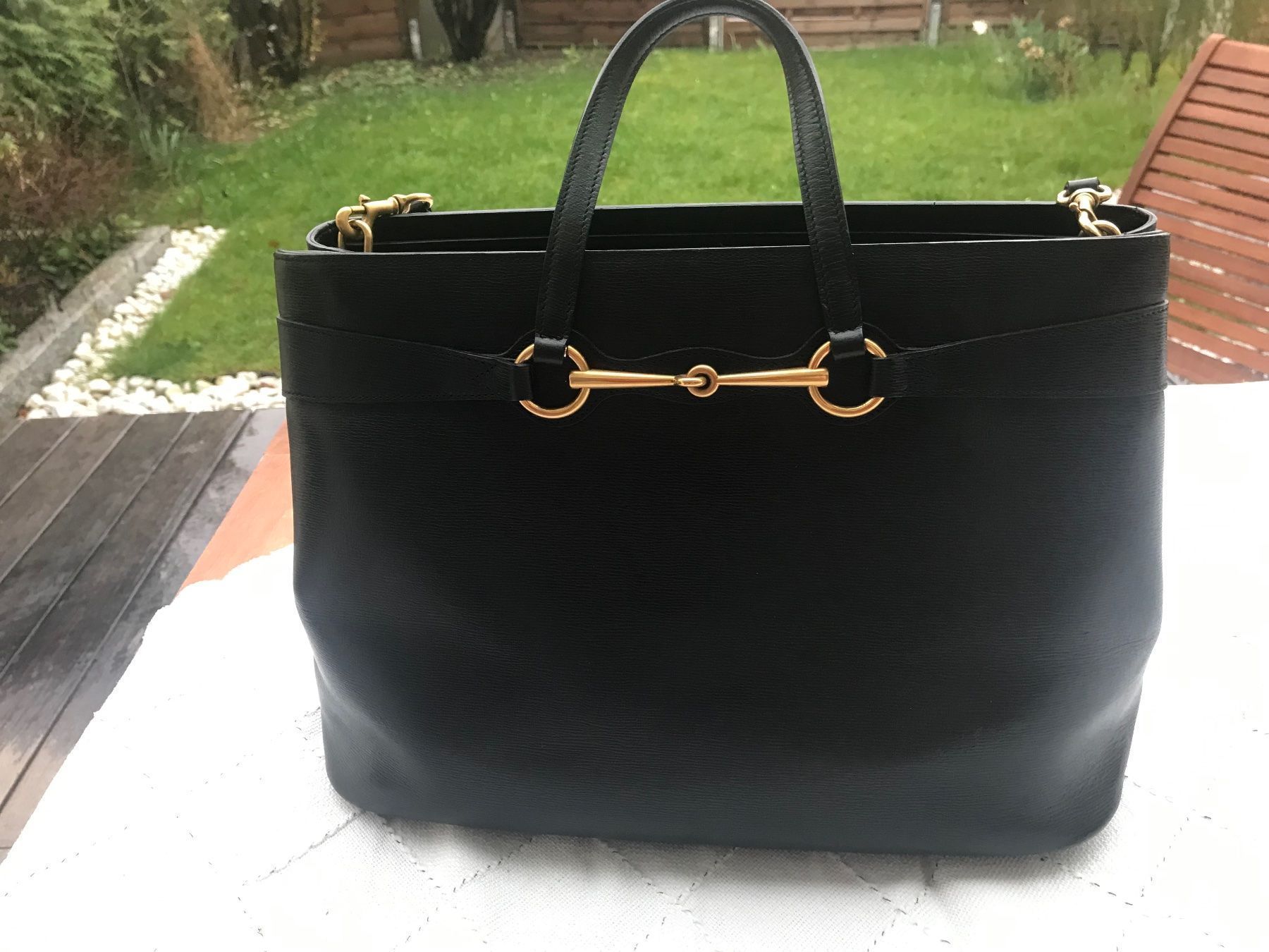 Gucci Borse da donna: Gucci Convertible Horsebit Leder Bag – Nuovo (secondo la descrizione) da Wettingen venduto da epe_9vbf 1