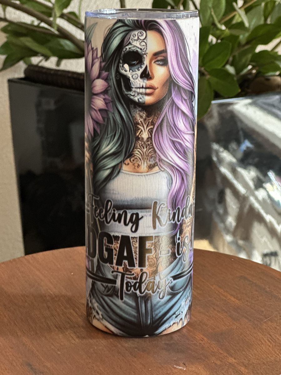 Tazze: Thermobecher Edelstahl mit Tattoo Design 20zo – Nuovo e nell'imballaggio originale da Russikon venduto da Leks4 1