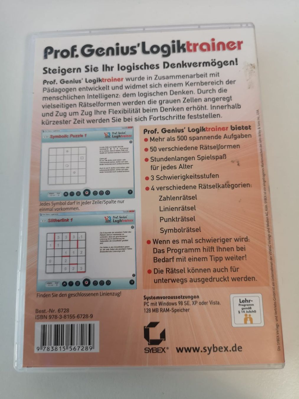 Spiele: Prof. Genius Logiktrainer (PC) – Gebraucht aus Herisau von Seyashop1 2