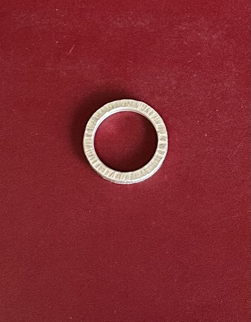 Anelli: Silberring gehämmert – Nuovo (secondo la descrizione) da Donat venduto da troja007