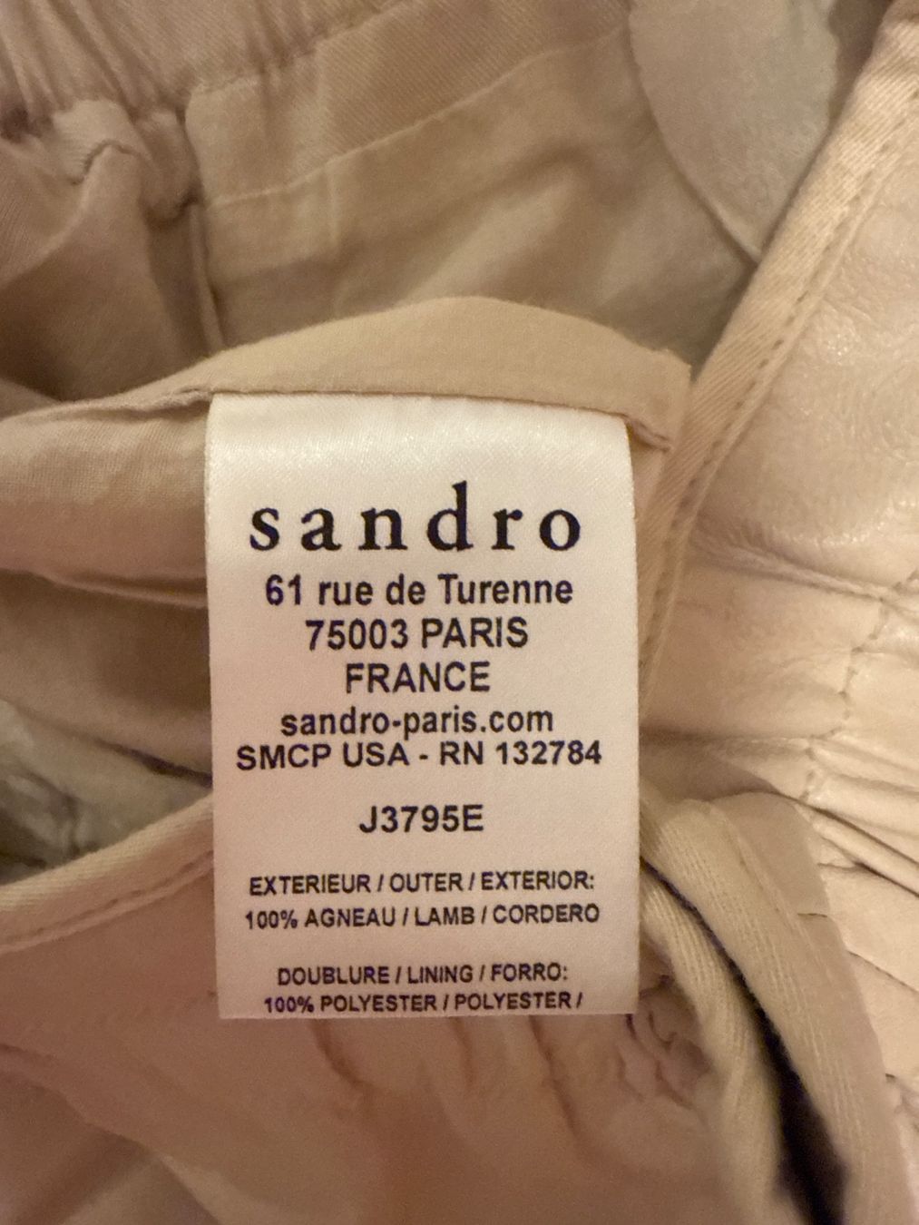 Sandro Gonne: Lederrock von Sandro – Usato da Zürich venduto da sasast 1