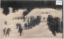 Sport d'hiver dans le Jura - Concours de Skis au Pailly