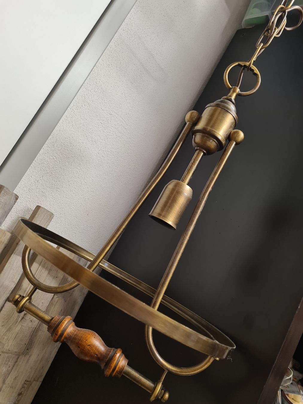Kronleuchter & Deckenlampen: antike Messing Deckenlampe Ø 30 cm – Gebraucht aus Amriswil von used2use 1
