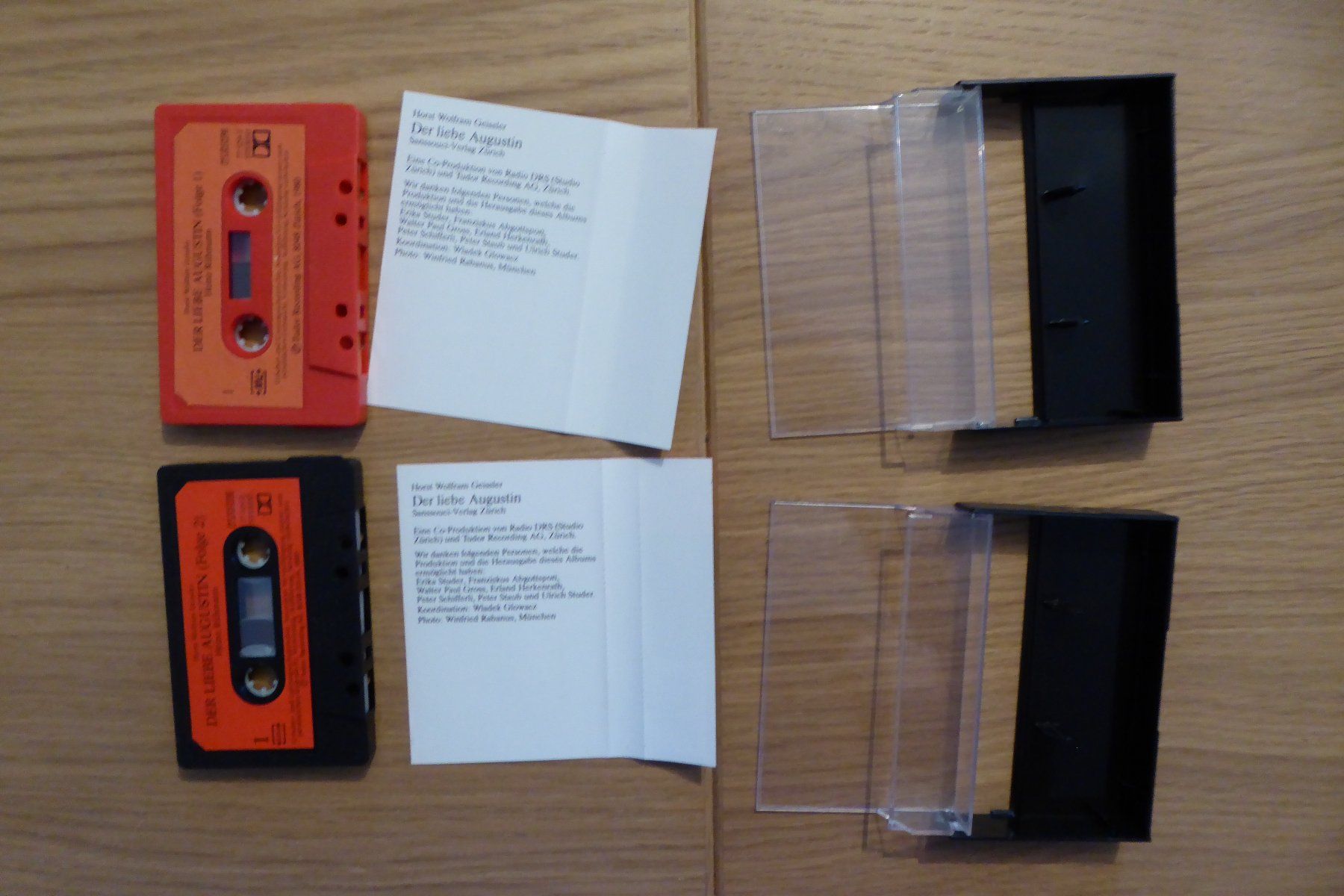 Musicassette: 2x MC Der liebe Augustin Folge 1 & 2 – Usato da Allschwil venduto da Summelsarium 2