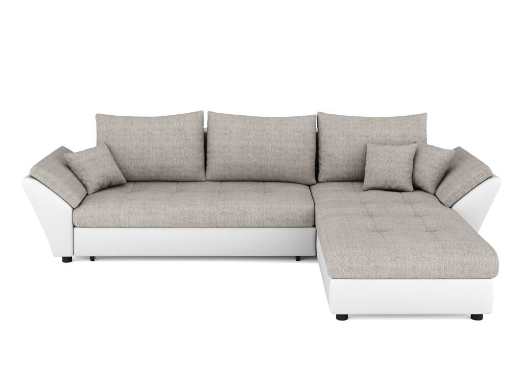 Divani: Ecksofa CAESAR weiss grau - Gratis Versand – Usato da Kleinwangen venduto da Maluwa_GmbH 2