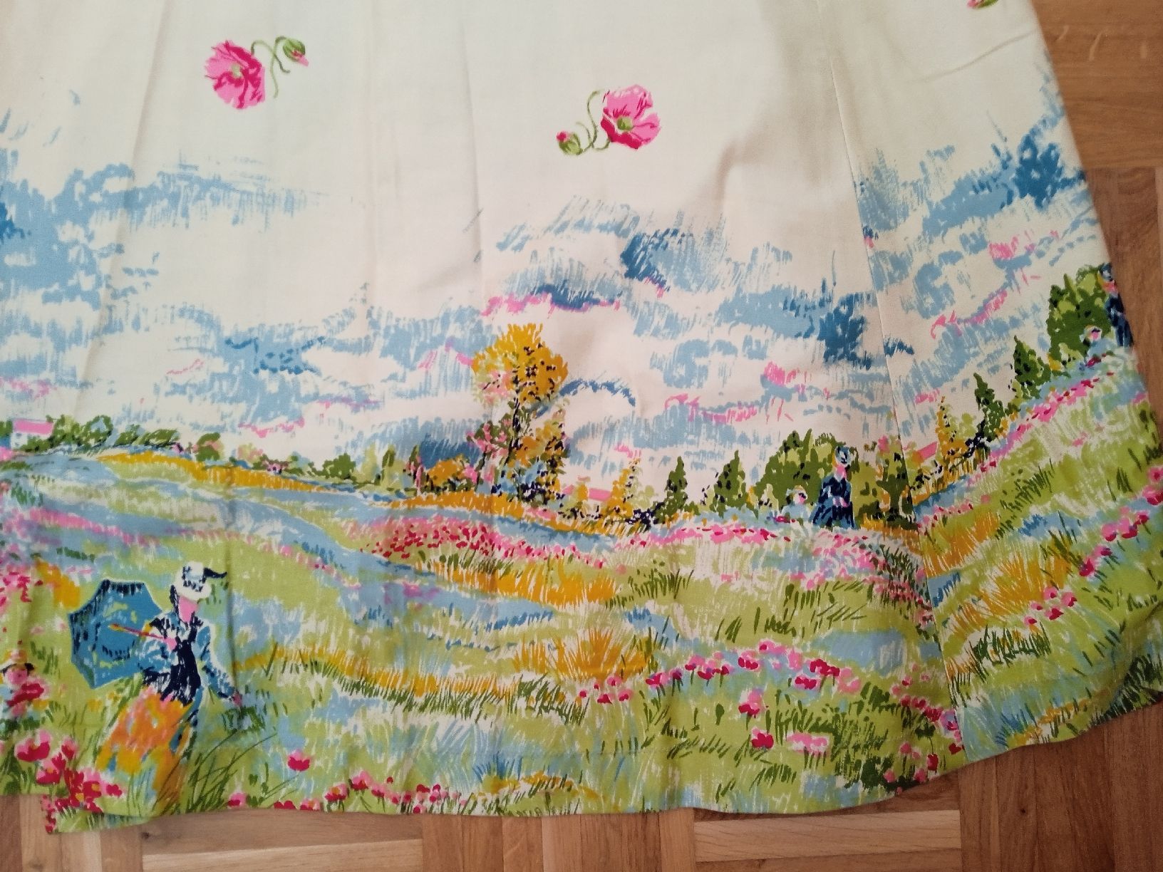 Gonne: Vintage 70er Wickelrock Gemälde – Nuovo (secondo la descrizione) da Muolen venduto da Schmetterling2019 6