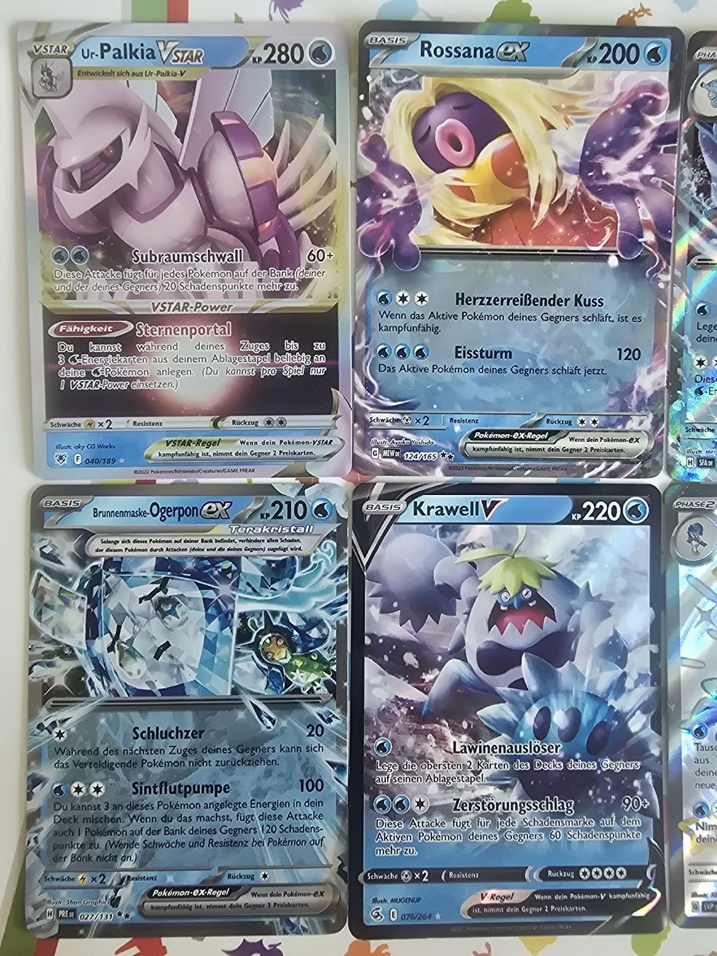 Pokémon Carte collezionabili: Pokemon Wasser-Buddle, DE, EX, V, VStar, 7Stück – Nuovo (secondo la descrizione) da Pfäffikon SZ venduto da gmw_8nk9 1