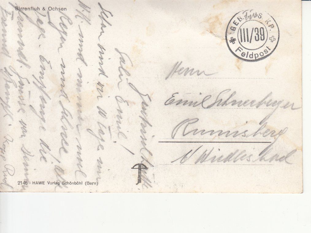 Ansichtskarten: Birrenfluh ca. 1935 – Gebraucht aus Bürglen TG von StampGraf 1
