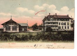 St. Gallen 1906 frankiert zus. Strafportomarken