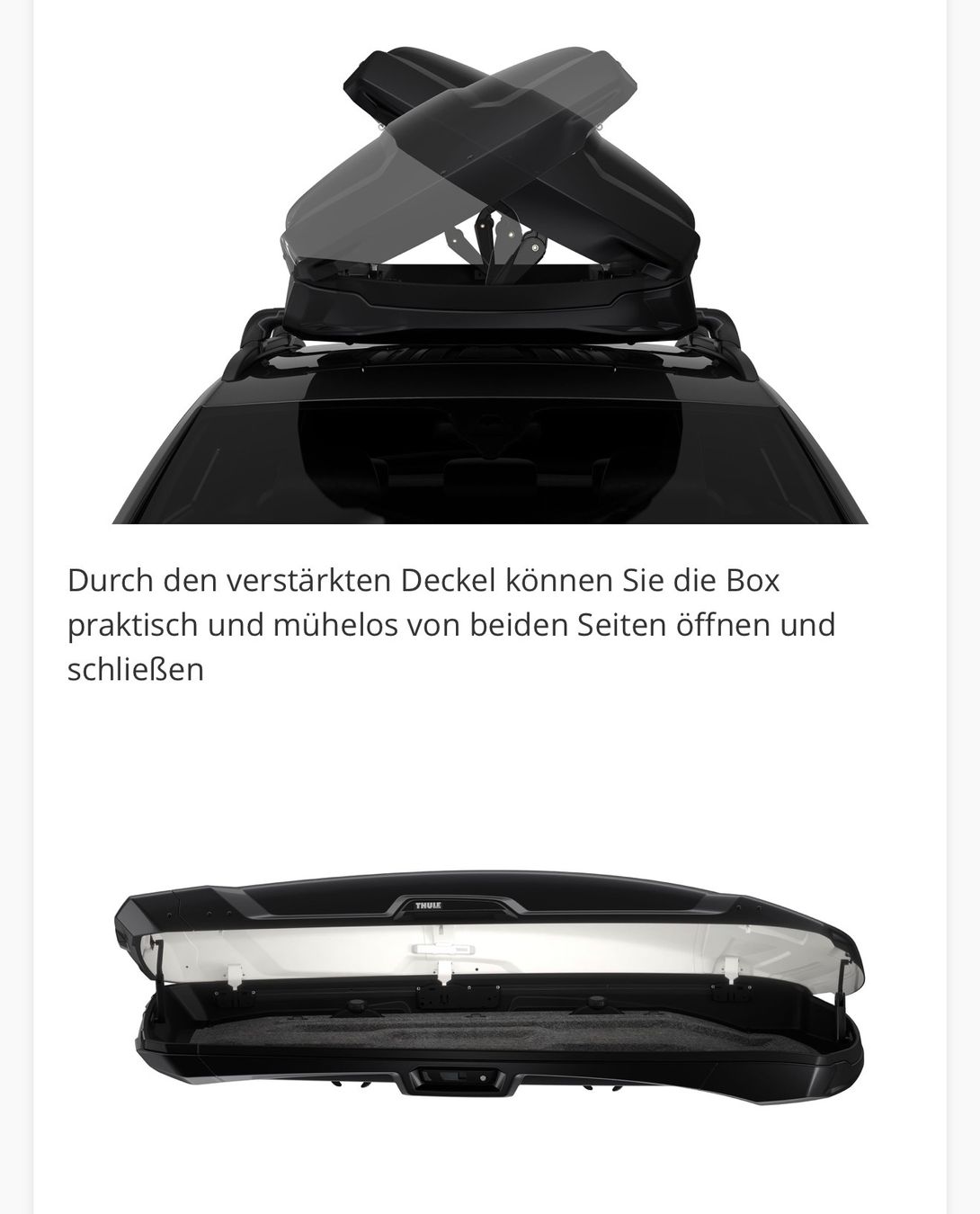 Thule Box da tetto: Dachbox Thule Motion XT Alpine / Super Zustand. Schwarz. – Usato da Möhlin venduto da cha_z76n 3