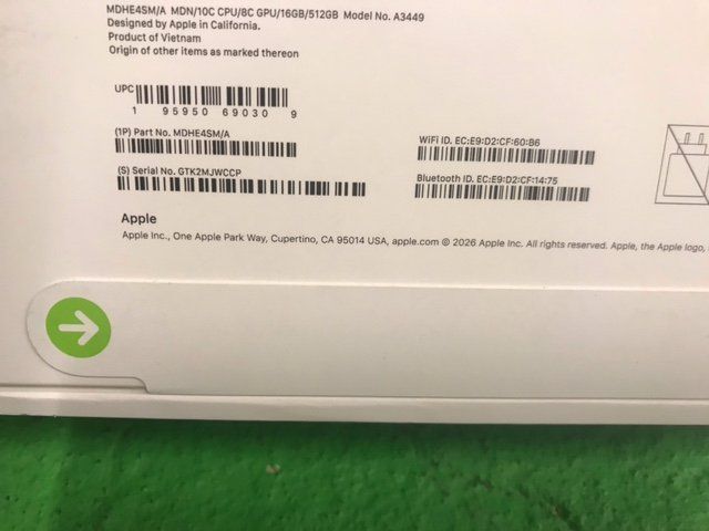 Apple MacBook Air 13 M5 GPU 16 GB RAM 512 GB SSD FABRIKNEU (Neu und ...
