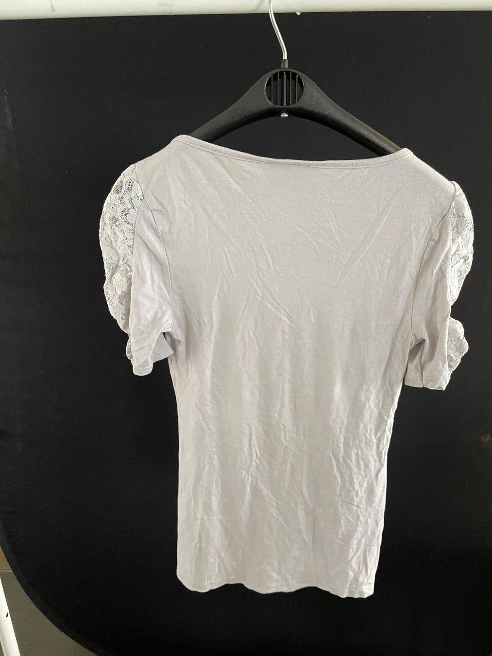 Topshop Tops: Sommertop, sehr leicht u. elastisch Gr. S mit Spitzenärmeln – Gebraucht aus Wollerau von Poschro68 1