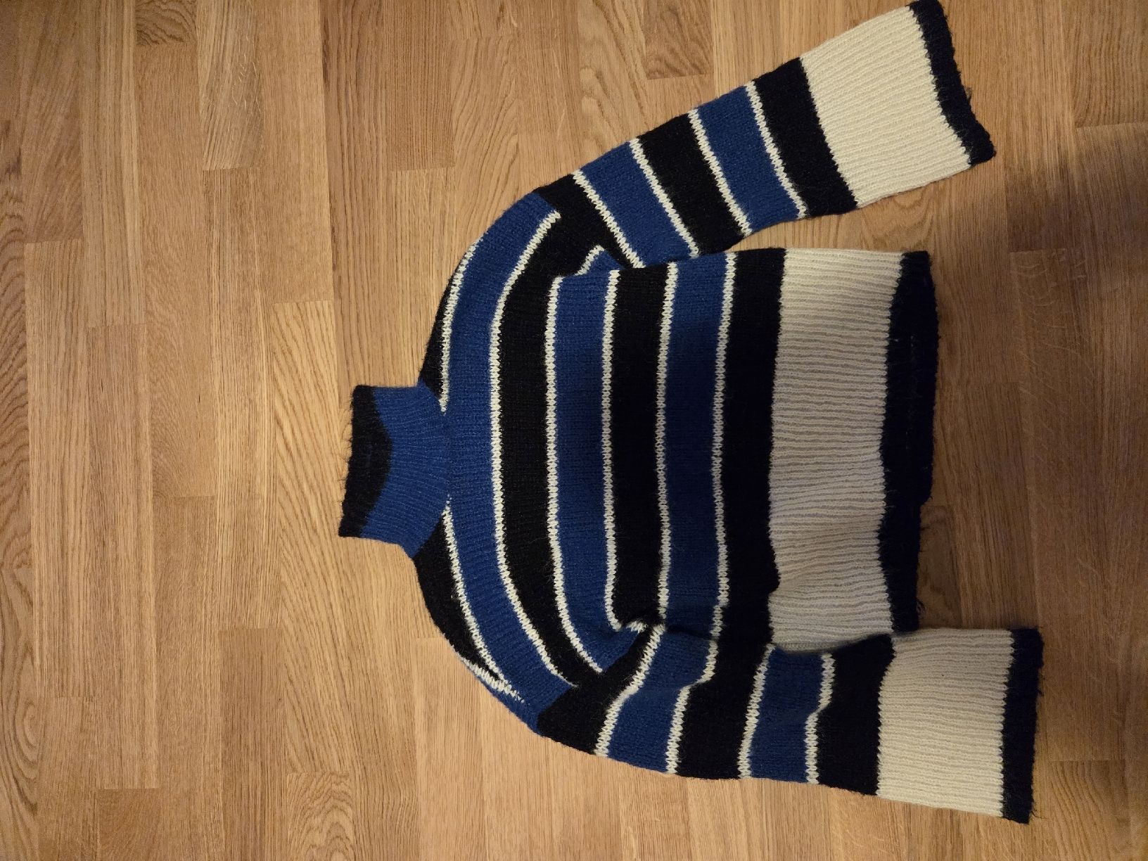 Maglioni & Felpe: Veromoda Strickpullover, Gr. S, blau/weiss – Usato da Zürich venduto da sca_w5gs