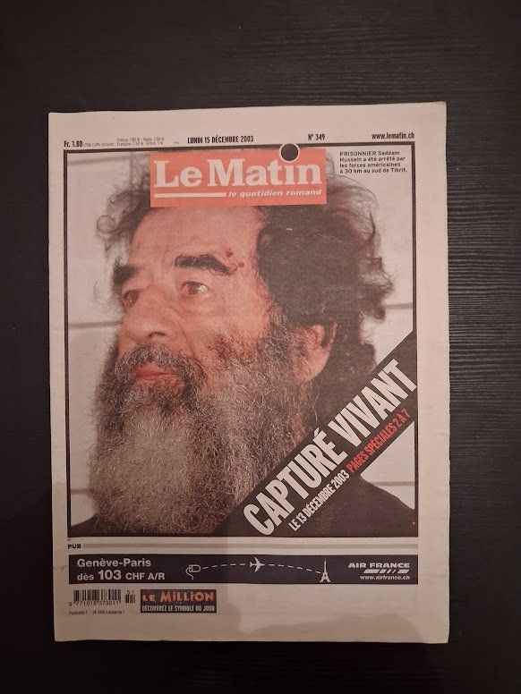 Zeitschriften & Magazine: Journal le Matin Saddam Hussein – Gebraucht aus Genève von Bell-47