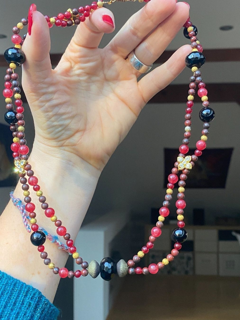 Ketten: Unikat - Jaspis, Jade, Onyx SET - NEU – Neu (gemäss Beschreibung) aus Basel von Chili007 8