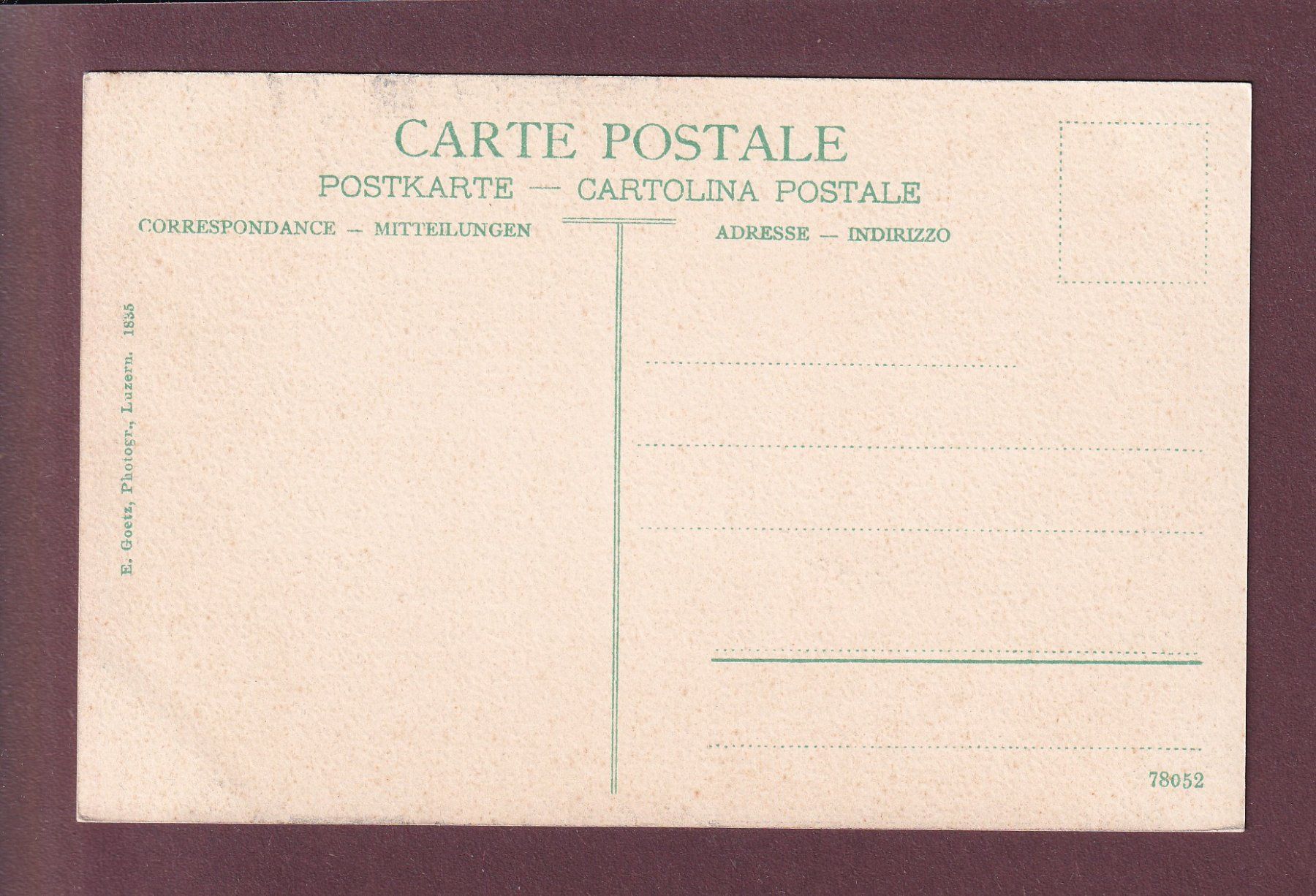 Cartoline postali: LUZERN - Hofkirche – Usato da Pully venduto da nicecards 1
