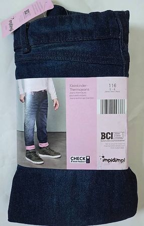 Kleinkinder Thermojeans, Gr. 116 NEU