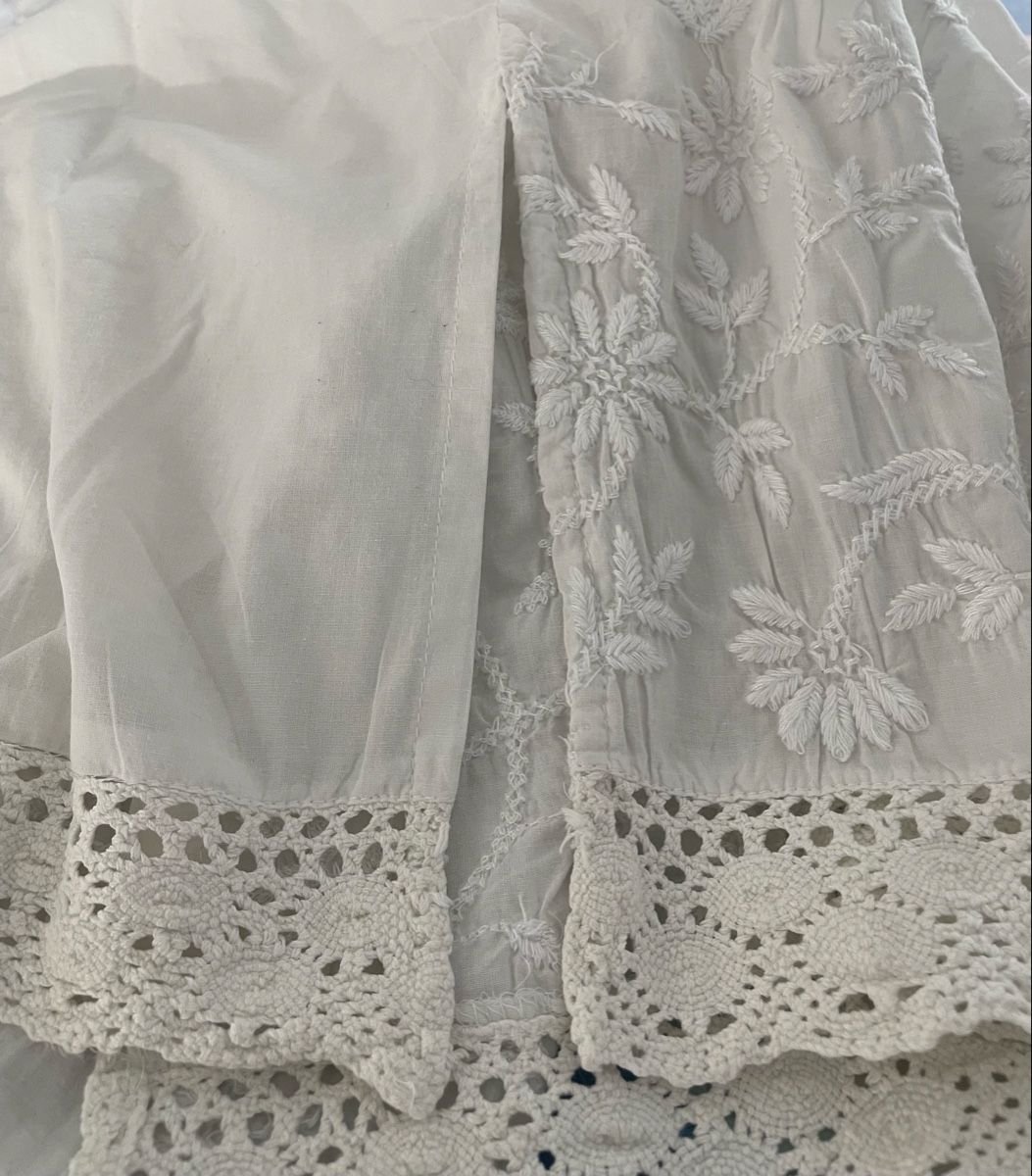 Vestiti: Baumwollkleid Gr S weiss  – Usato da Glis venduto da taisiya078 2