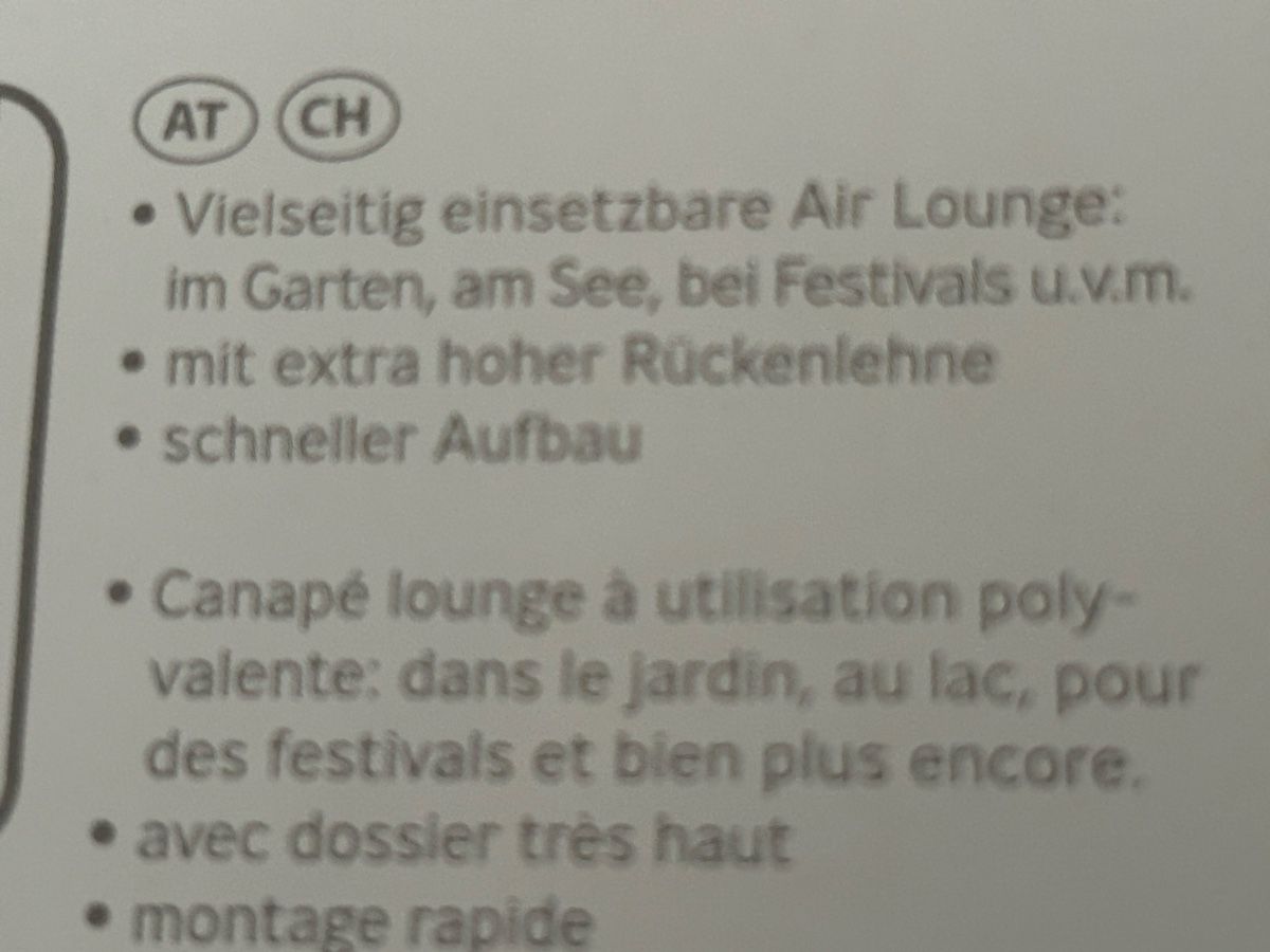 Fauteuils: Air Lounge Sitzsack – Neuf avec emballage d'origine à Frauenfeld par berk39 2
