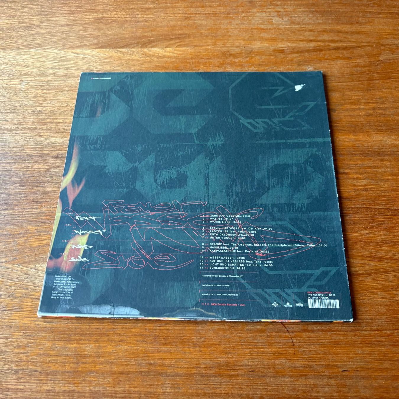 Dischi in vinile: Curse – Feuerwasser – Usato da Zürich venduto da gaal7 1