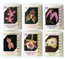 Briefmarken "Orchideen". Ecuador