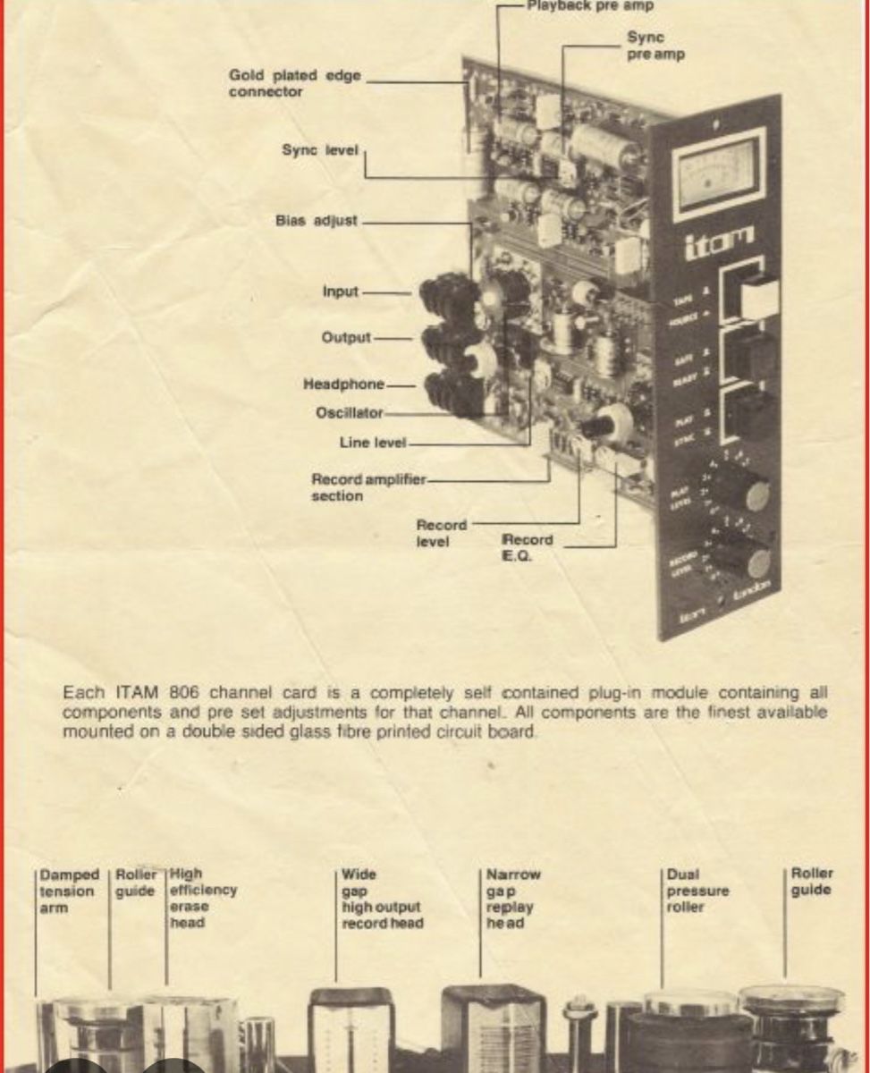 Bandmaschinen: 8 track tape recorder Itam 806 – Gebraucht aus Neuchâtel von Matteo034 5