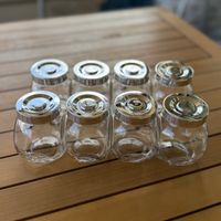 8x Vorratsgläser, Dessertgläser mit Deckel, neu 180 ml