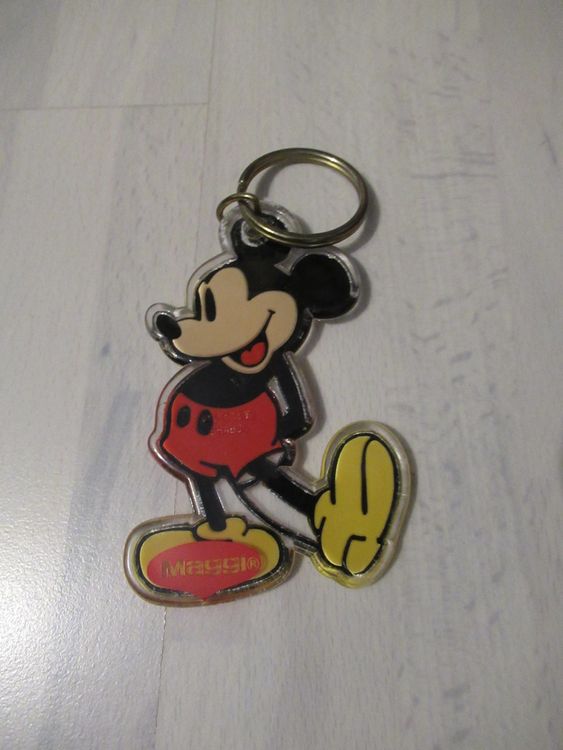 Mickey Mouse Schlüsselanhänger, Vintage Maggi Rarität! (Gebraucht) in ...