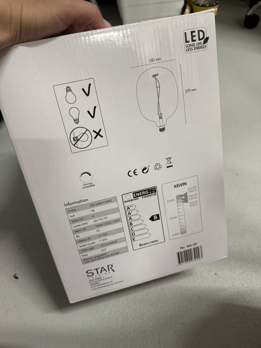 Lampade:     Dekorative LED Lampe E27 XXL – Nuovo e nell'imballaggio originale da Dübendorf venduto da leo_bw6p 2