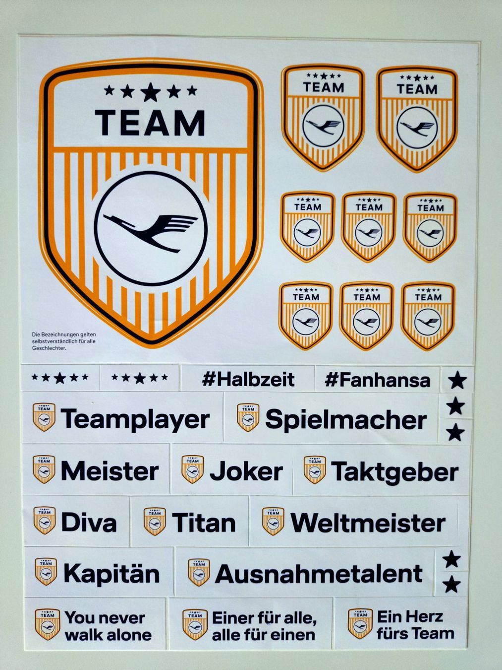 Autocollants: LUFTHANSA Sticker - Aufkleber. SELTEN – Neuf (Voir description) à Viganello par CARLiteratur