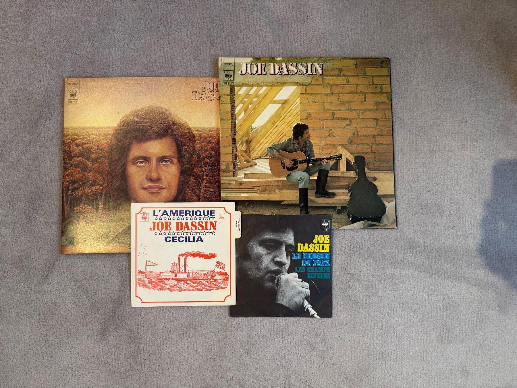 Dischi in vinile: JOE DASSIN 2X LP & 2X 45' SINGLES – Usato da Kilchberg ZH venduto da Dorian7