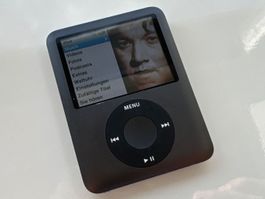 Akku neu! iPod Nano 3 8GB mit Zubehör Space Grey