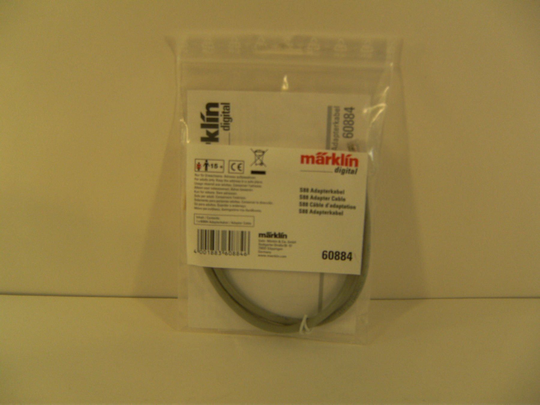 Märklin Modelleisenbahnen: Märklin 60884 Adapterkabel – Neu und originalverpackt aus Rodersdorf von Joerg11