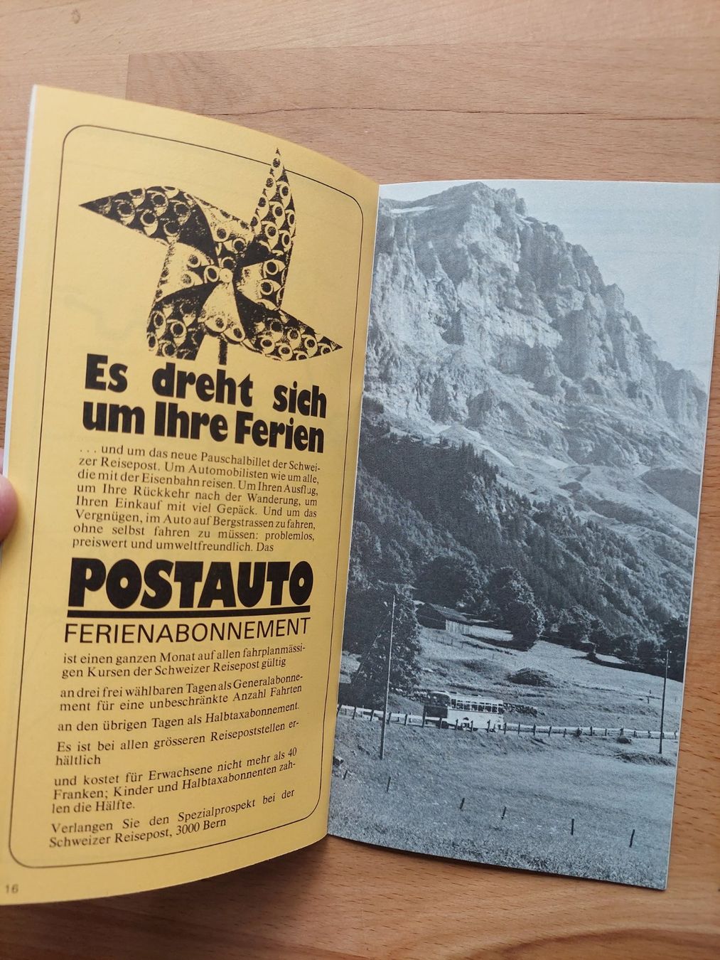 Documenti: 4 alte Prospekte Mit dem Postauto zum Wanderweg – Usato da Obfelden venduto da Foto_Bild_Kunst_Buch 8