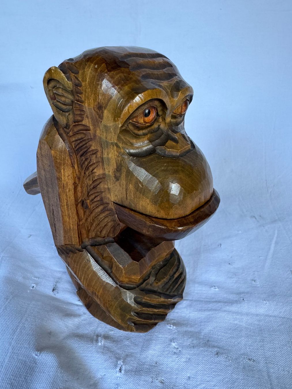 Sculture & Statue: Casse-Noix Singe Nussknacker Affen sculpture bois – Usato da GRAND - LANCY venduto da petitpain67 2