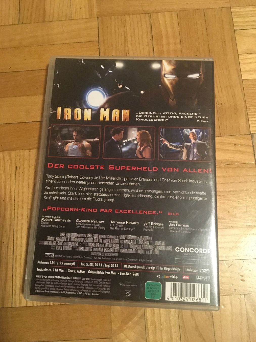 Tutti i DVDs: Iron Man – Usato da Urdorf venduto da mat_8hvl 1
