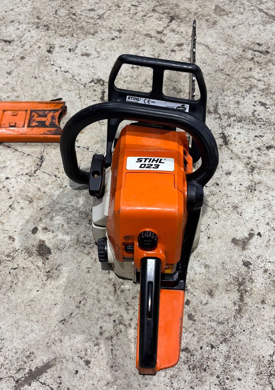 Stihl Seghe: Motorsäge Stihl 023 profi – Usato da Grono venduto da Alpina6537 4