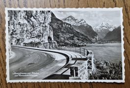 Axenstrasse, Flüelen 1958, tempel Kinderdorf Pestalozzi