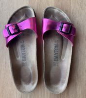 Bayton Sandalen (ähnlich Birkenstock), 38, fuchsia metallic